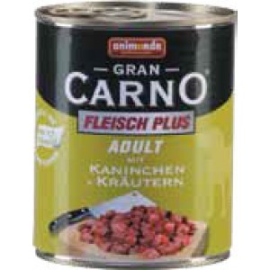 Grancarno Dog Adult Iepure si Verdeata 800g